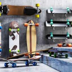 現(xiàn)代滑板運動器材組合