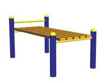 寶雞休閑健身器材公園健身器材仰臥起坐平臺